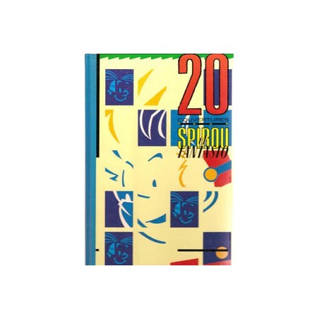 20 Couvertures pour Spirou et fantasio HC 1e druk 1987