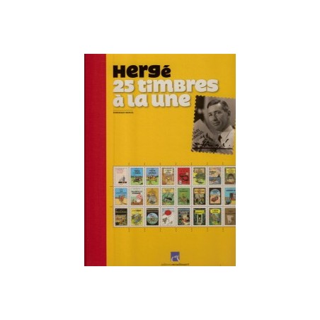 Herge (Kuifje) Herge 25 Timbres a la une Luxe HC