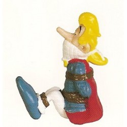 Asterix poppetjes Assurancetourix vastgebonden