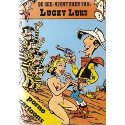 Lucky Luke Sexparodie Sexavonturen herdruk kleine uitgave