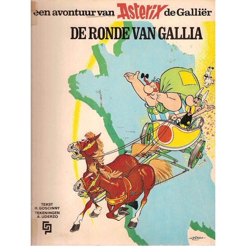 Asterix 05 De ronde van Gallia 1e druk 1968
