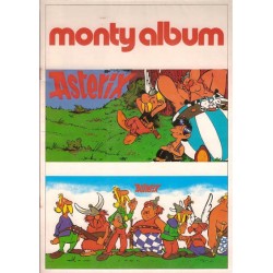 Asterix SP Monty album 1e druk 1984 verzamelalbum met 100  verschillende kleurenplaatjes