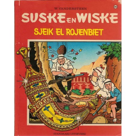 Suske & Wiske 090% Sjeik el Rojenbiet 1e druk 1969