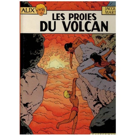 Alex Taal Frans Alix HC Les proies du volcan (De prooien van de vulkaan) herdruk