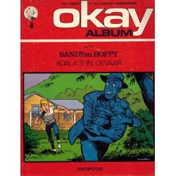 Okay album 04 Sandy en Hoppy Koala's in gevaar 1e druk 1972