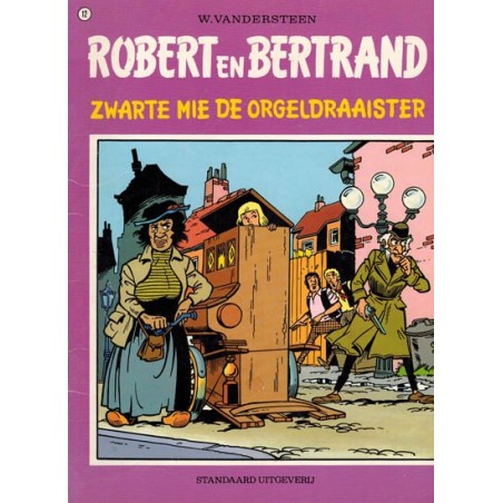 Robert en Bertrand 12 Zwarte Mie de orgeldraaister 1e druk 1975