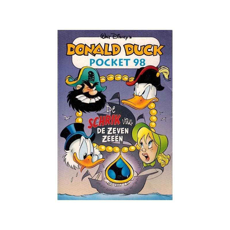 Donald Duck pocket 098 De schrik van de zeven zeeen 1e druk