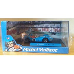 Michel Vaillant autootje Le Mans '61 (blauwe nr. 3 + 2 poppetjes)