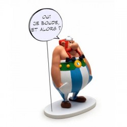 Asterix  beeld Obelix Handen in zakken Oui, je boude et alors?