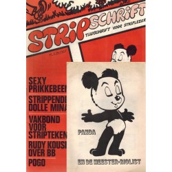 Stripschrift 015 1e druk 1970 met bijlage Panda en de meester-riolist