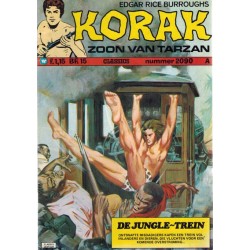 Korak zoon van Tarzan classics 090 De jungle-trein 1e druk 1975