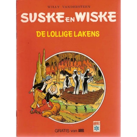 Suske & Wiske reclamealbum De lollige lakens 1e druk 1982  (Ariel)