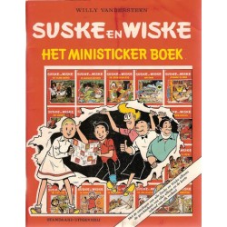 Suske & Wiske Het ministicker boek met alle stickers (niet ingeplakt) herdruk 1988