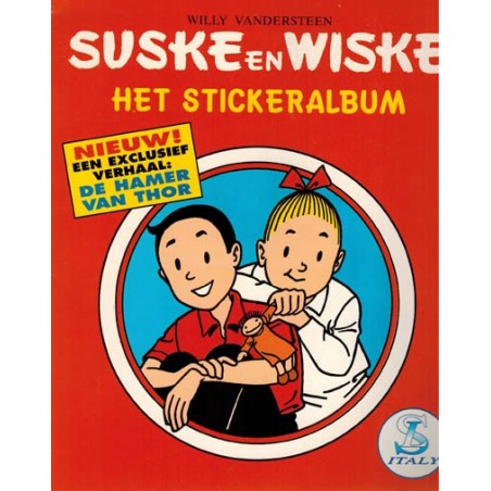 Suske & Wiske Stickeralbum De hamer van Thor (compleet met stickers) 1e druk 1995