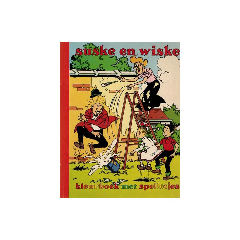 Suske & Wiske Kleurboek met spelletjes 1e druk 1989