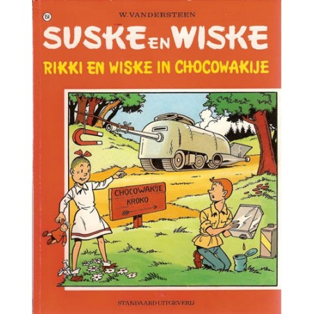 Suske & Wiske 154 Rikkie en Wiske in Chocowakije 1e druk 1975