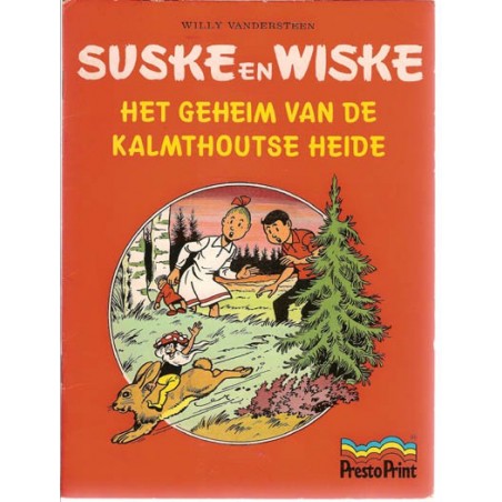Suske & Wiske reclamealbum Geheim van de Kalmthoutse heide 1e druk 1981 (Prestoprint)