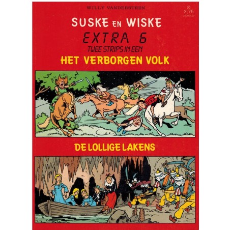 Suske & Wiske reclamealbum Extra 06 Het verborgen volk 1e druk 1987