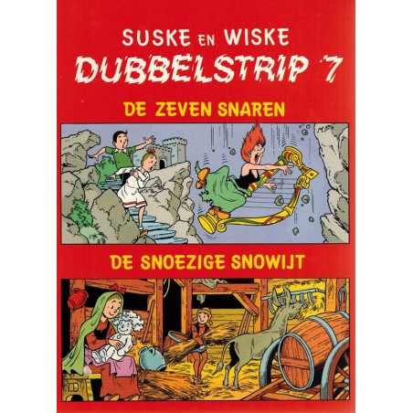 Suske & Wiske reclamealbum Dubbelstrip 07 De 7 snaren + De snoezige snowijt 1e druk 1987