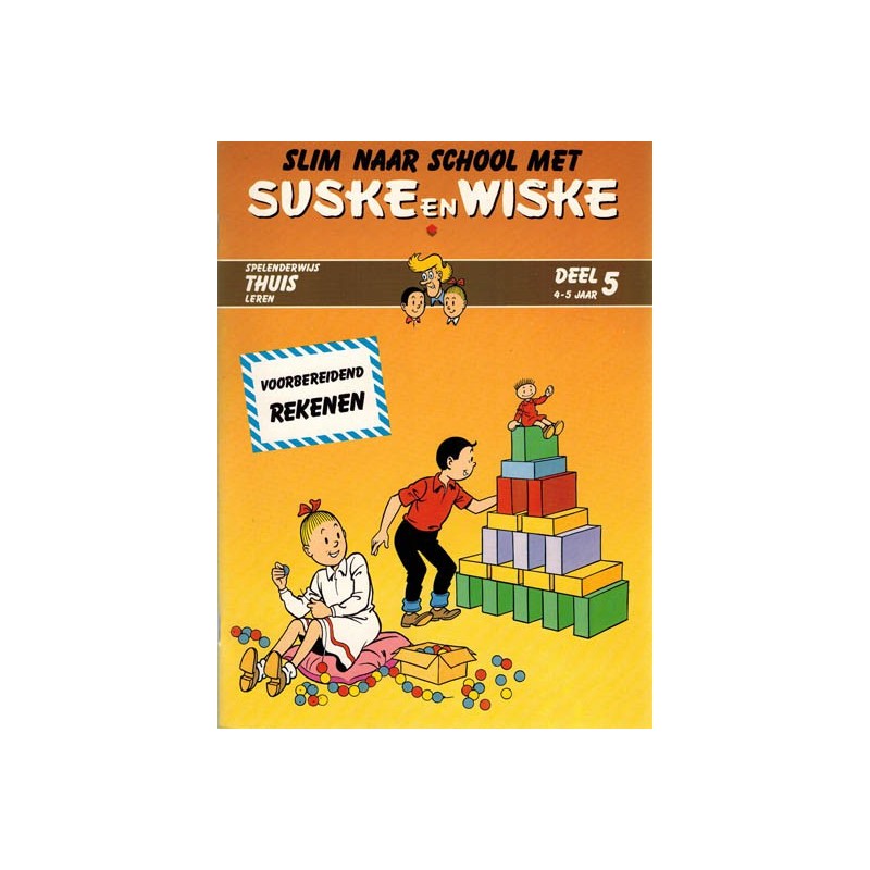 Suske & Wiske reclamealbum Slim naar school met Suske en Wiske 5 1e druk 1988