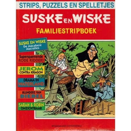 Suske & Wiske reclamealbum Familiestripboek Macabere Macralles + Kiekeboe 055 Schiet niet op de pianist 1e druk 1996