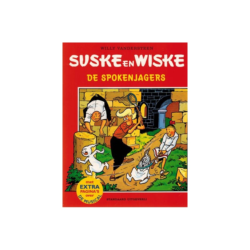 Suske & Wiske reclamealbum Spokenjagers met extra pagina's over de musical