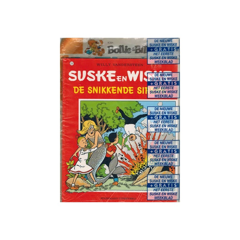 Suske & Wiske reclamealbum Snikkende sirene met Suske & Wiske Weekblad 1 1993