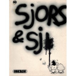 Sjors & Sji Oberon zwart-wit reeks 40 Sjors en Sjimmie 1e druk 1980