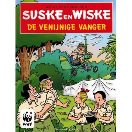 Suske & Wiske reclamealbum stickeralbum De venijnige vanger 1e druk 2009 [zonder plaatjes] WWF