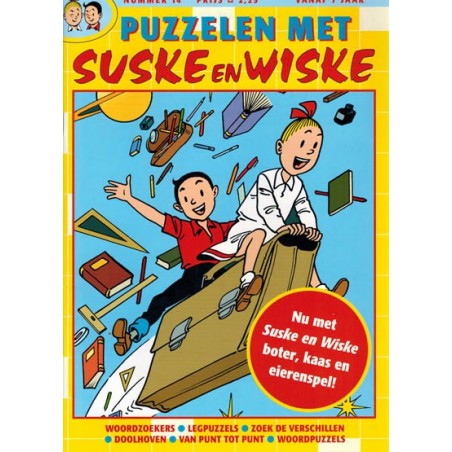 Suske & Wiske reclamealbum Puzzelen met Suske & Wiske 14 1e druk 2004
