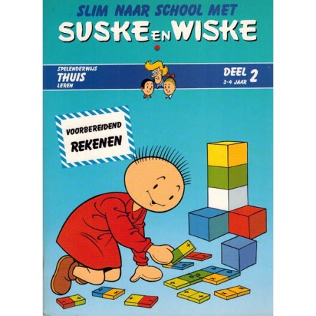 Suske & Wiske reclamealbum Slim naar school met Suske & Wiske 02 1e druk 1988