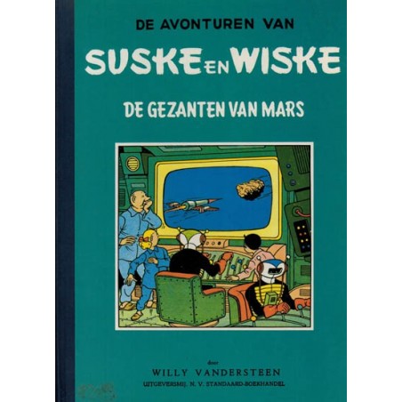 Suske & Wiske Blauwe reeks bibliofiel HC De gezanten van Mars 1984
