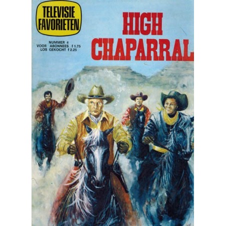 Televisie favorieten 04 High Chaparral 1e druk 1970