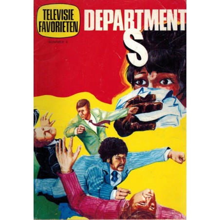 Televisie favorieten 06 Departement S 1e druk 1970