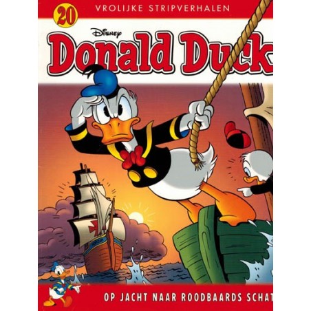 Donald Duck Vrolijke stripverhalen 20 Op jacht naar Roodbaards schat 1e druk 2017
