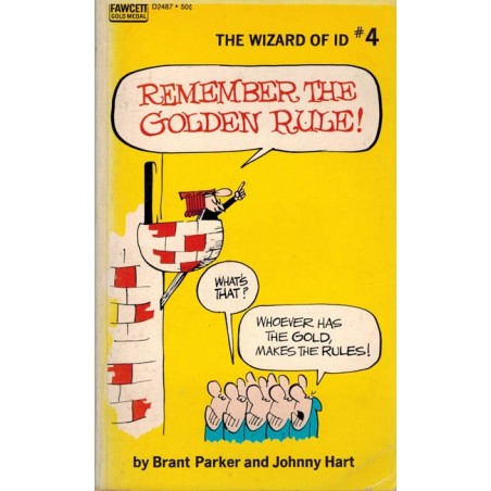 Wizard of Id pocket 04 Remember the golden rule first printing 1971