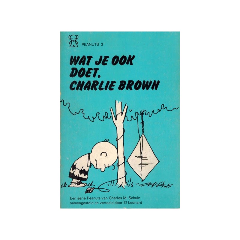 Peanuts Zwarte beertjes pocket 03 Wat je ook doet, Charlie Brown! 1e druk 1971