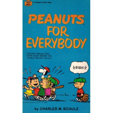 Peanuts pocket USA 24 Peanuts for everybody first printing 1970 (Snoopy)