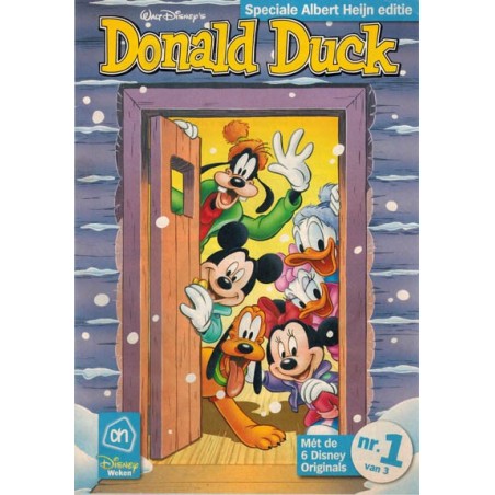 Donald Duck reclame-uitgave set (voor Albert Heijn) deel 1 t/m 3 1e drukken 2011