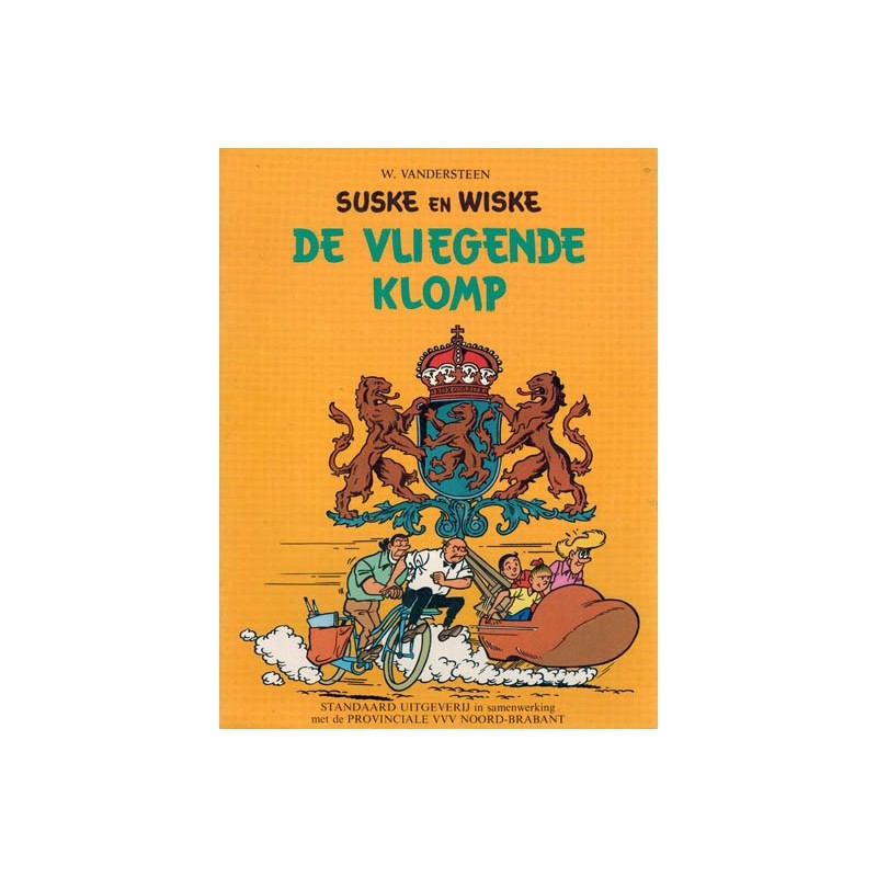 Suske & Wiske reclamealbum De vliegende klomp 2e druk 1975 (Provinciale VVV Noord-Brabant)