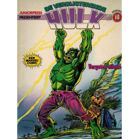 Hulk album 10 Vergeten eiland 1e druk 1980