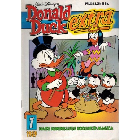 Donald Duck Extra 1989 07 Hare koninklijke hoogheid Magica 1e druk