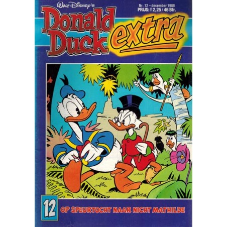 Donald Duck Extra 1988 12 Op speurtocht naar nicht Mathilde 1e druk
