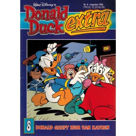 Donald Duck Extra 1988 08 Donald geeft hem van katoen 1e druk