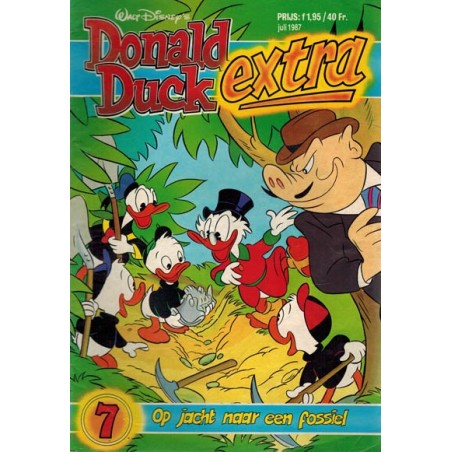 Donald Duck Extra 1987 07 Op jacht naar een fossiel 1e druk