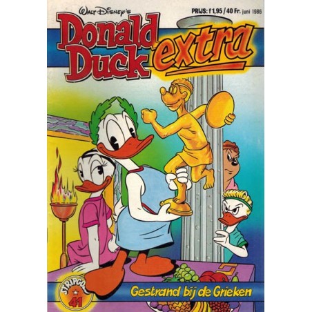 Donald Duck Stripgoed 41 Donald Duck Extra Gestrand bij de Grieken 1986