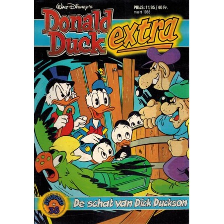 Donald Duck Stripgoed 38 Donald Duck Extra De schat van Dick Duckson 1986