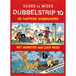Suske & Wiske reclamealbum Dubbelstrip 10% De dappere duinduikers  / Het monster van Loch Ness 1e druk 1989