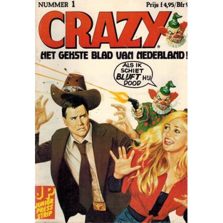 Crazy set deel 1 t/m 4 1e drukken 1982-1983