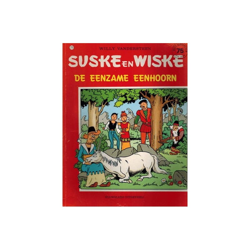 Suske & Wiske 213% De eenzame eenhoorn 1e druk 1988